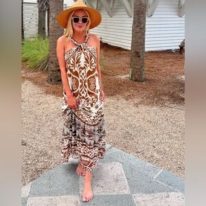 Anthropologie Summer maxi dress size 2-4